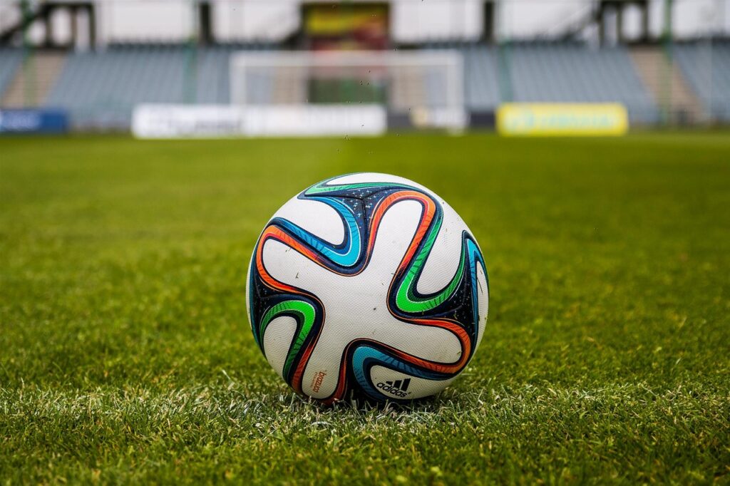 ball, grass, soccer, football, soccer ball, sport, nature, game, play, football field, stadium, football stadium, ball game